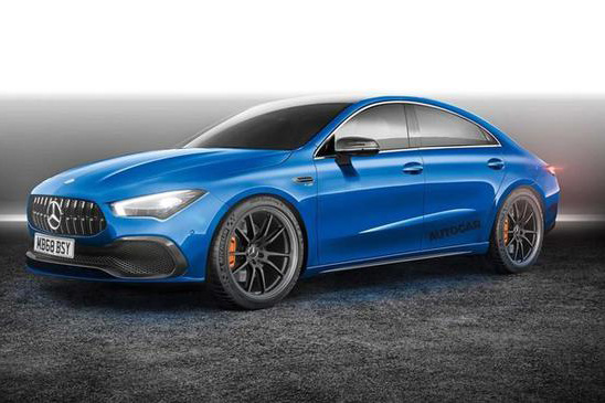 2019年发布 梅赛德斯-AMG全新CLA 45渲染图