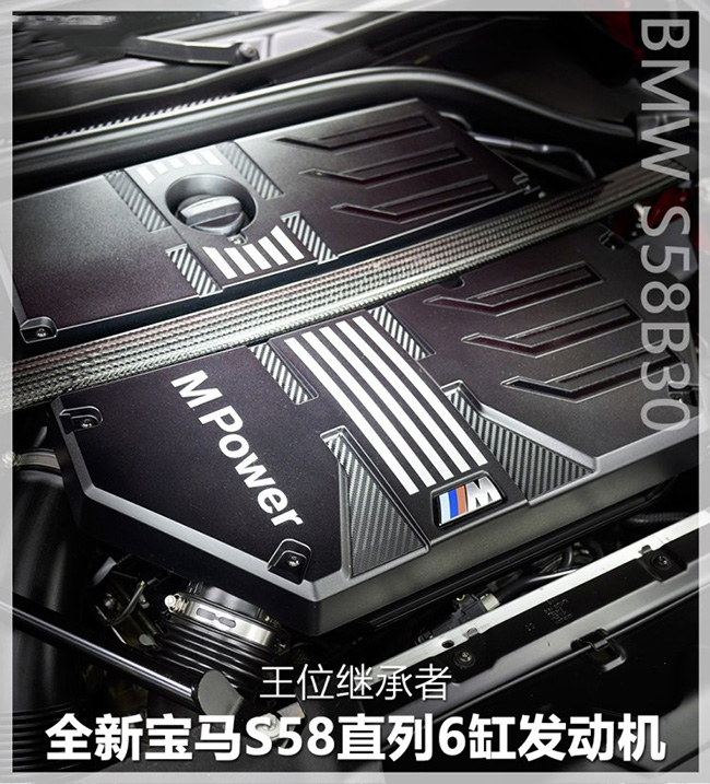 王位继承者 全新宝马S58直列6缸发动机 