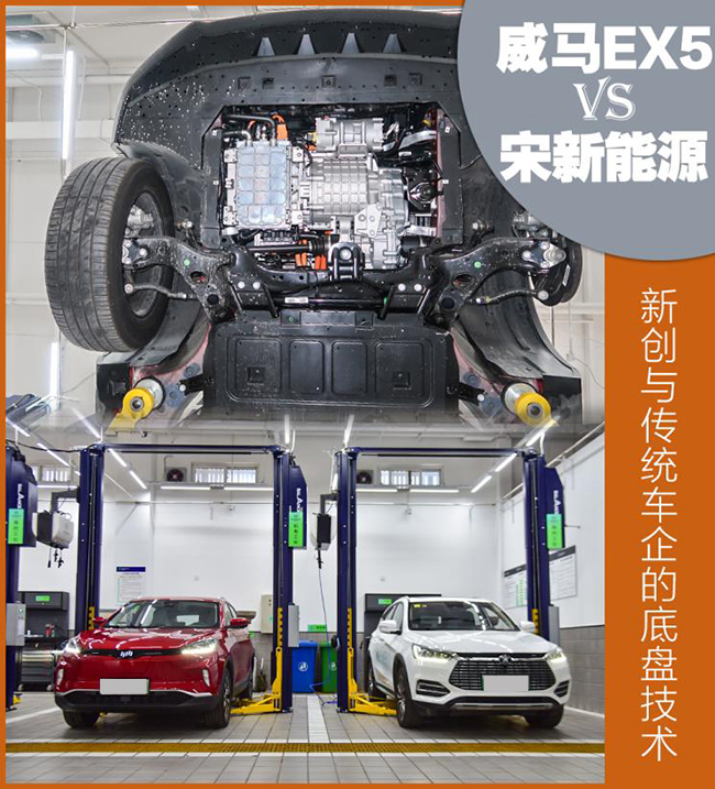 新创vs传统 威马EX5/宋新能源底盘解读 