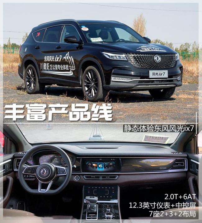 丰富7座产品线 静态体验东风风光ix7