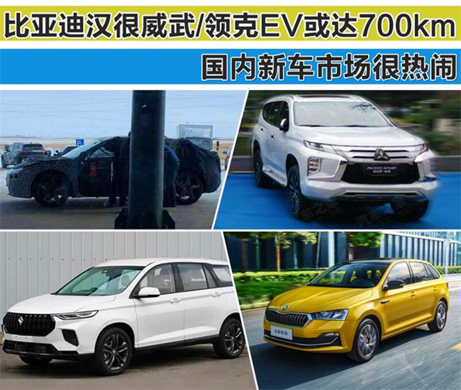 比亚迪汉很威武/领克EV或达700km 国内新车市场很热闹